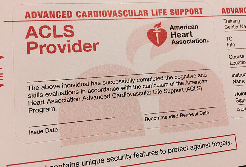 ACLS Skills Session (ONLY for students who have completed online HeartCode)