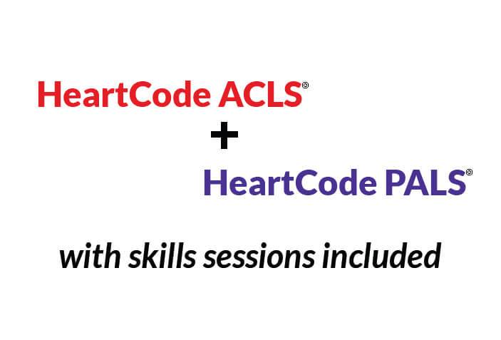 HeartCode Gold ACLS & PALS Bundle - Online AHA HeartCode Courses with Skills Session Included