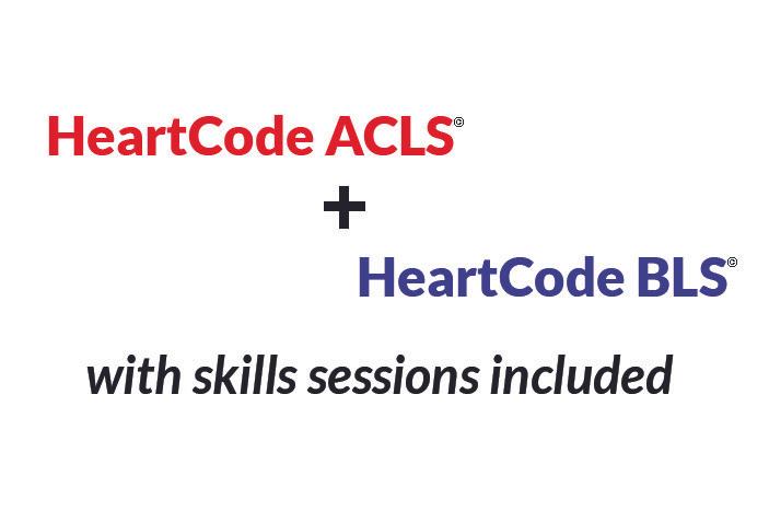 HeartCode Gold ACLS & BLS Bundle - Online AHA HeartCode Courses with Skills Session Included